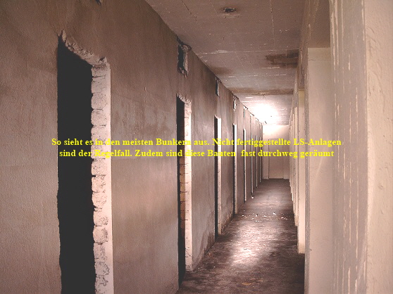 Hochbunker-Fluransicht Hochbunker-Fluransicht