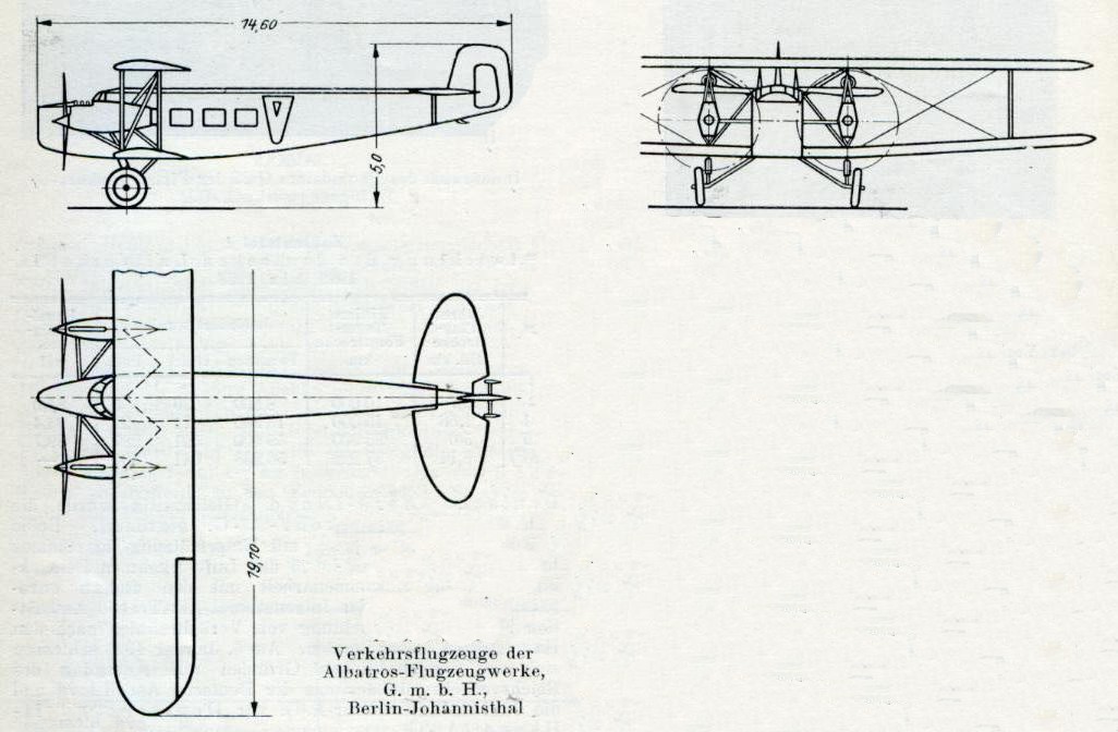 Verkehrs Flugzeug Albatros002 Verkehrs Flugzeug Albatros002